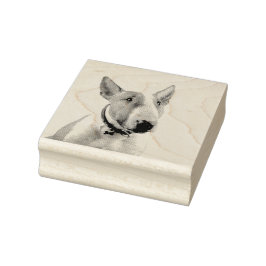 Bull Terrier Gummistempel