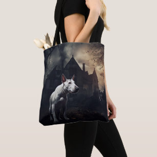 Bull Terrier Halloween Beängstigend Tasche