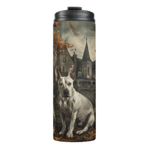 Bull Terrier Halloween Night Doggy Delight Thermosbecher