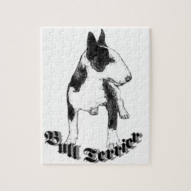 Bull-Terrier-Hund (Vertikal)