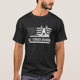 Bull Terrier Hund Funny Dog Besitzer Oma gemischt T-Shirt