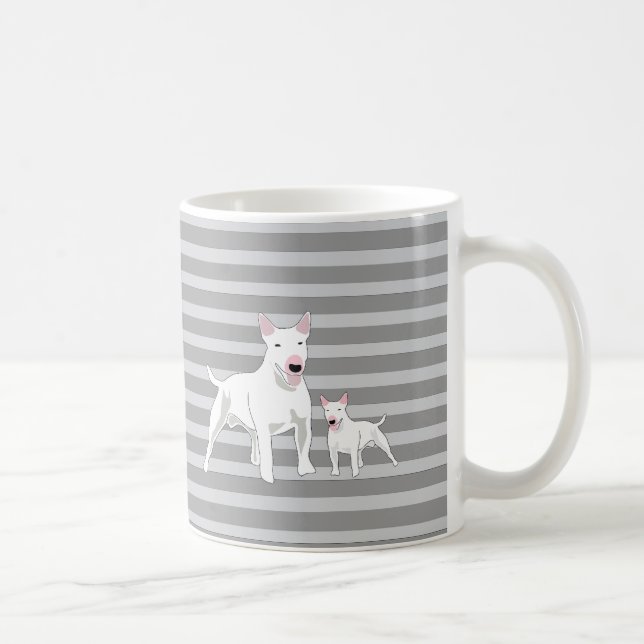Bull Terrier Kaffeetasse (Rechts)