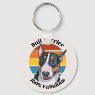 Bull Terrier komischer Zitat-Schlüsselanhänger Schlüsselanhänger