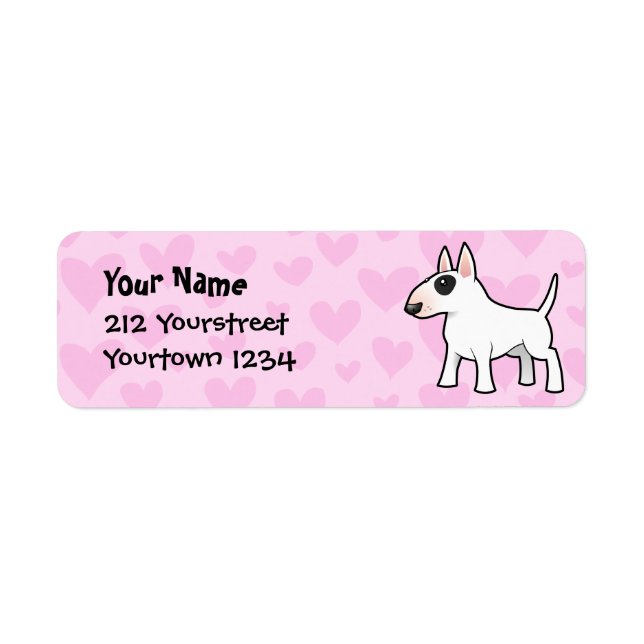 Bull Terrier Liebe (Vorne)