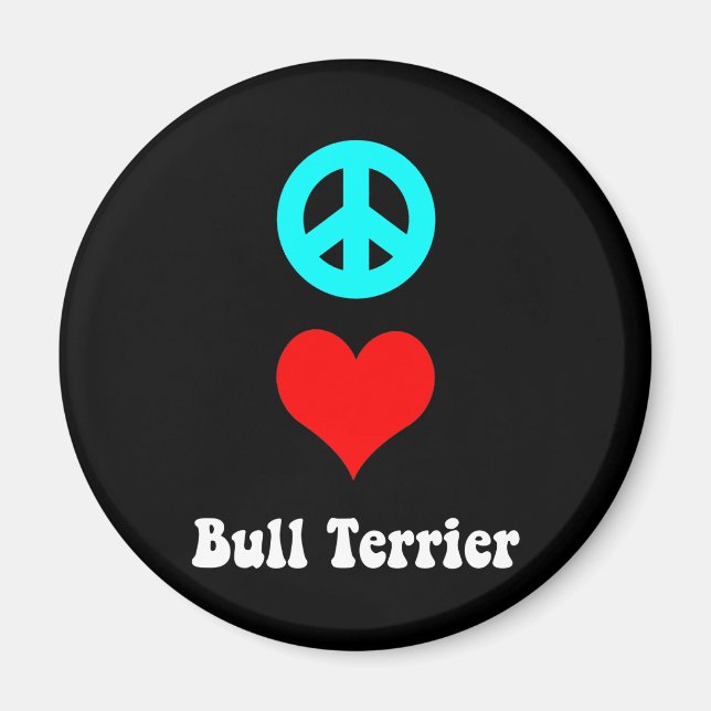 Bull Terrier Magnet (Vorne)