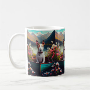 Bull Terrier on a Paddle: Ein Landschaftliches Abe Kaffeetasse