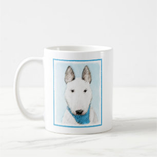 Bull Terrier Painting - Niedliche Original Dog Art Kaffeetasse