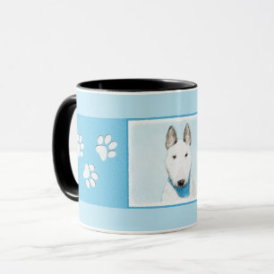 Bull Terrier Painting - Niedliche Original Dog Art Tasse