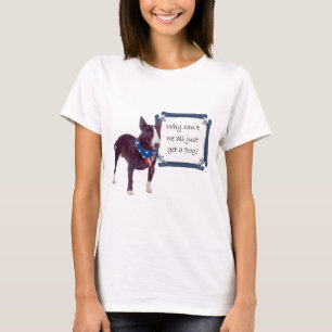 Bull Terrier Patriotisches T-Shirt