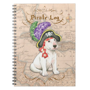 Bull Terrier Pirate Notizblock