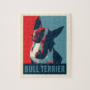 Bull Terrier Politische Parody
