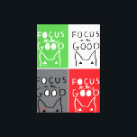 Bull Terrier Pop Art Fokussieren auf die gute Insp Leinwanddruck<br><div class="desc">Bull Terrier Pop Art Fokussieren auf das gute Zitat, um Ihrem Tag Positivität hinzuzufügen! Gutes Geschenk für einen Freund, Sammler und Bull Terrier Liebhaber!</div>