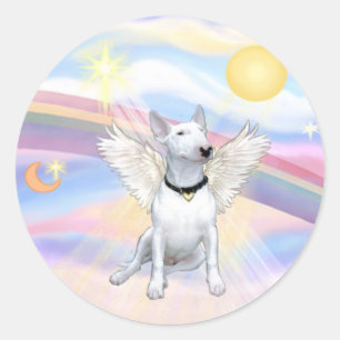 Bull Terrier Runder Aufkleber