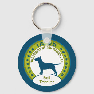 Bull Terrier Schlüsselanhänger