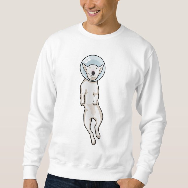 Bull Terrier Space Sweatshirt (Vorderseite)
