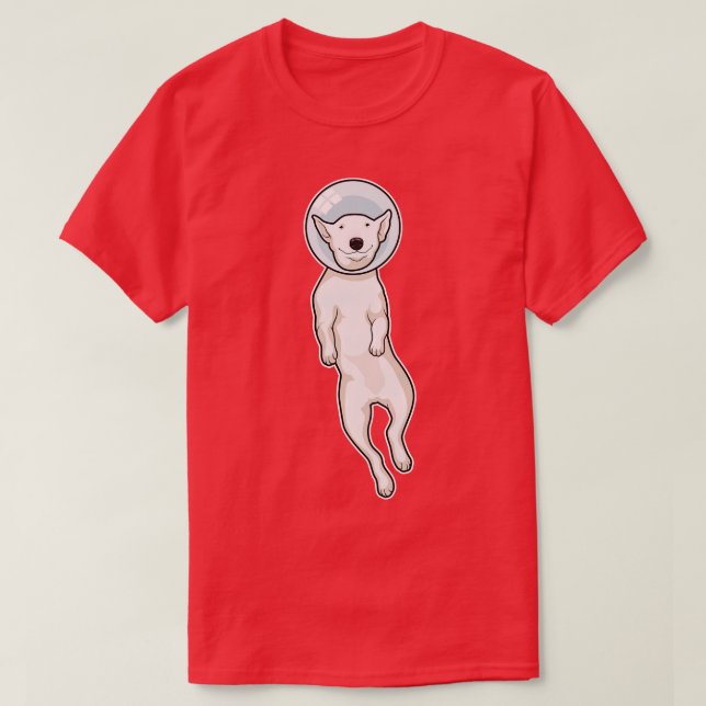 Bull Terrier Space T-Shirt (Design vorne)