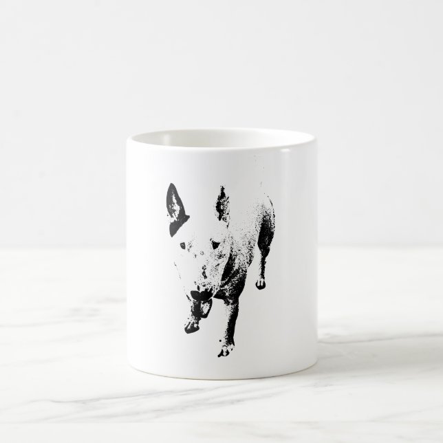 Bull Terrier Tasse – Gritty Ink Style (Mittel)