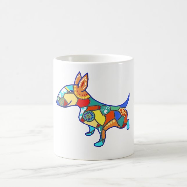 Bull-Terrier-Tasse in Barcelona Kaffeetasse (Mittel)