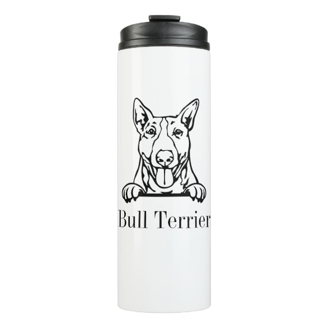 Bull Terrier Thermosbecher (Vorderseite)