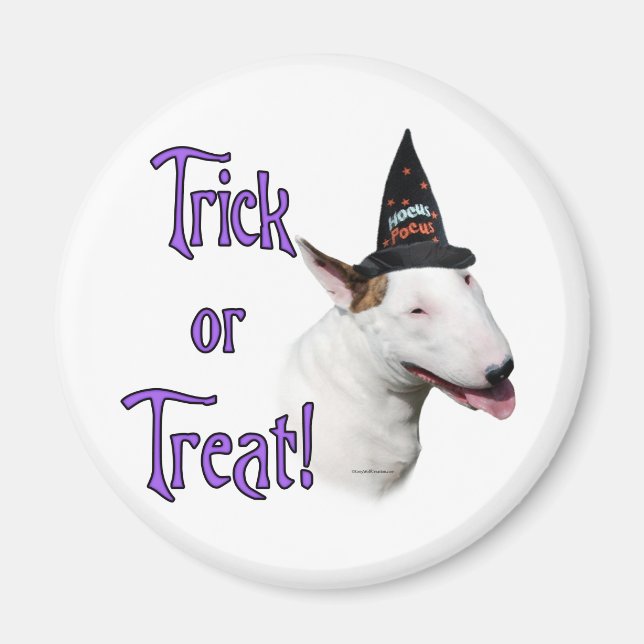Bull Terrier Trick Magnet (Vorne)