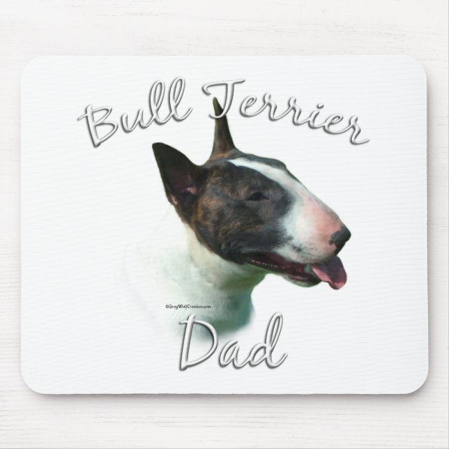 Bull Terrier Vater 2 Mousepad (Vorne)