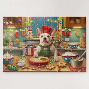 Bull Terrier Weihnachtsbäckerei: Festliches Weihna