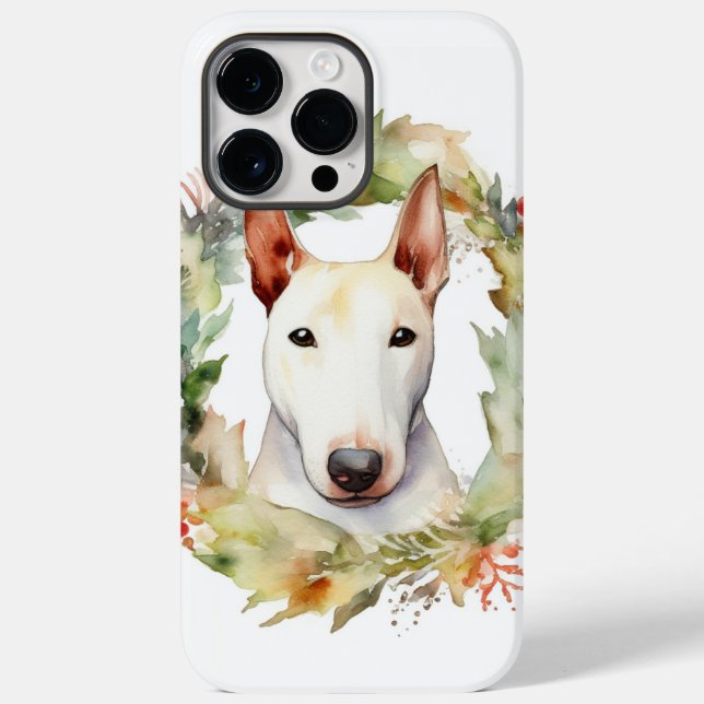 Bull Terrier Weihnachtsmann Case-Mate iPhone 14 Pro Max Hülle (Rückseite)