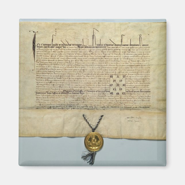 Bull von Charles IV Heiliger römischer Kaiser Magnet (Vorne)