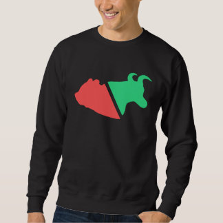 Bull vs Bear Stock Investor & Trader in Finance Sweatshirt