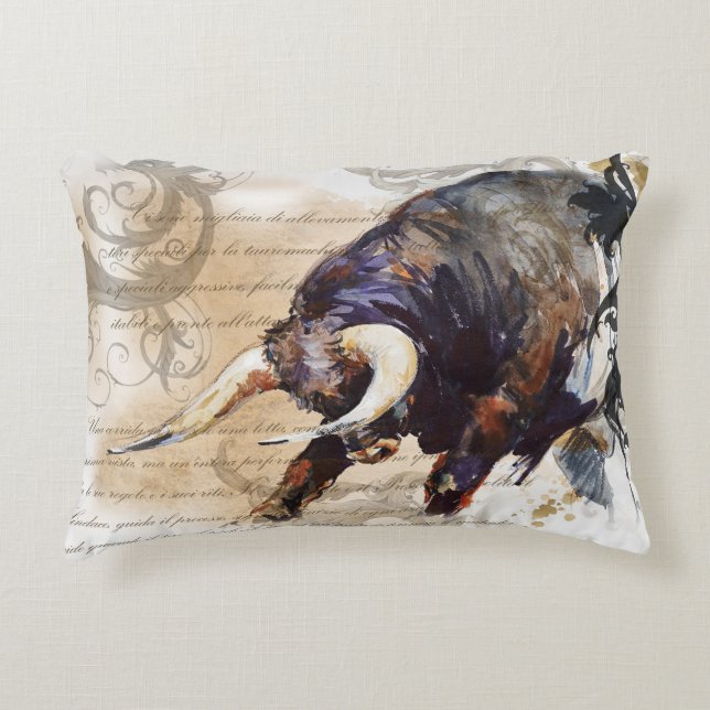 Bull Western Chic Dekokissen (Vorderseite)
