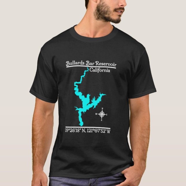 Bullards Bar Reservoir California Long Sleeve T T-Shirt (Vorderseite)