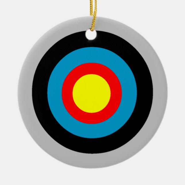 Bullauge Keramik Ornament (Vorne)