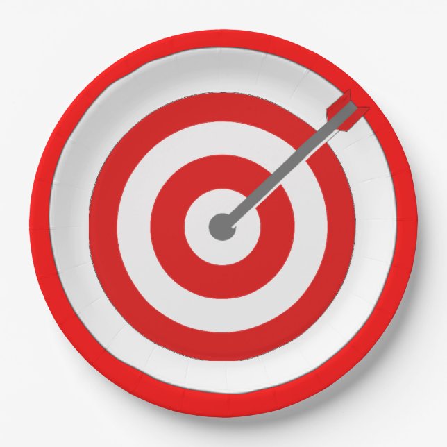 Bullaugen-Pappteller Pappteller (Vorderseite)