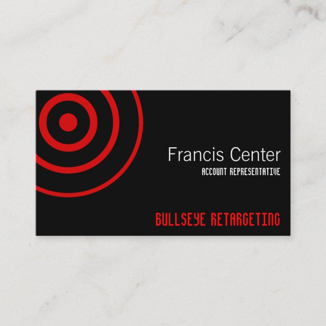 Bullaugen-Symbol Visitenkarte (Vorderseite)
