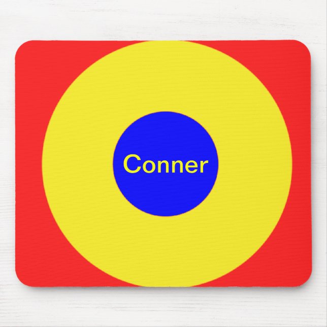 Bullaugen-Ziel Mousepad (Vorne)