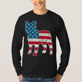 Bulldog 4. Juli Hunde Männer Amerikaner F T-Shirt