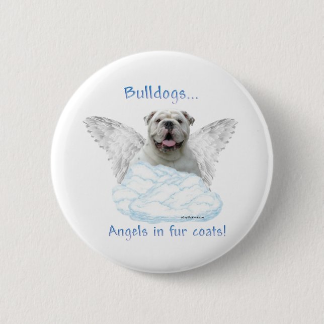 Bulldog Angel - Button (Vorderseite)