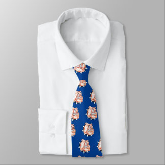 Bulldog anglais avec Cravate de collier