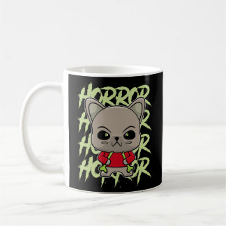 Bulldog Anime Dog Horror Occult Kaffeetasse