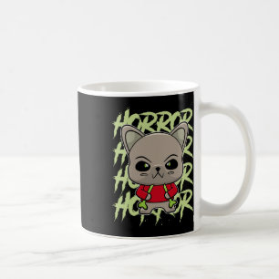 Bulldog Anime Dog Horror Occult Kaffeetasse