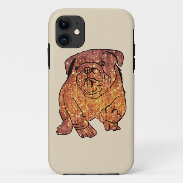 Bulldog Art iPhone SE + iPhone Case (Rückseite)