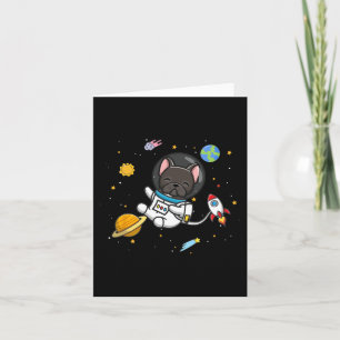 Bulldog Astronaut Karte