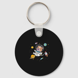 Bulldog Astronaut Schlüsselanhänger