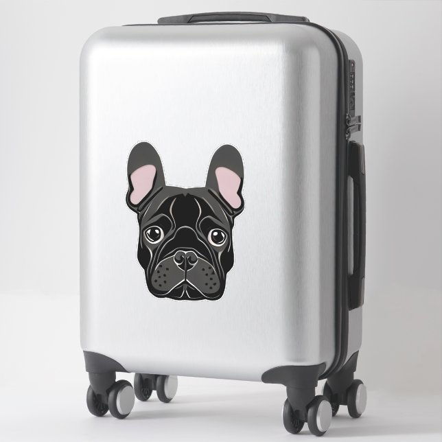 Bulldog Aufkleber (Koffer)