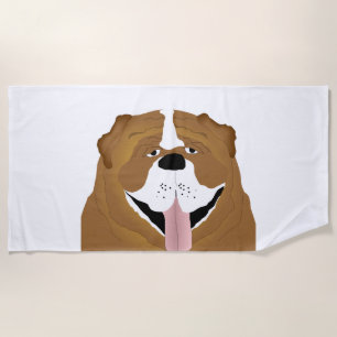 Bulldog Beach Handtuch