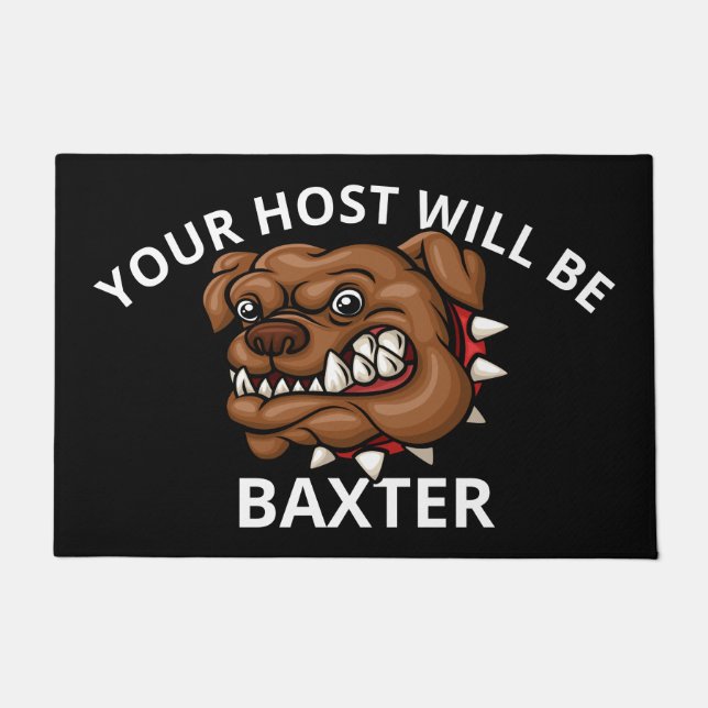 BULLDOG Begrüßungstür Mat Fußmatte (Vorderseite)