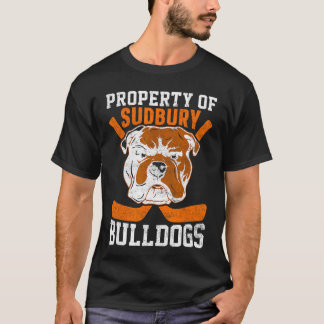 Bulldog Besitz von Sudbury Bulldogs Haustier Hund T-Shirt