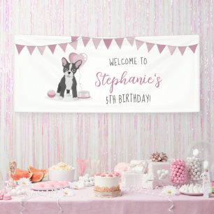 Bulldog Birthday Banner