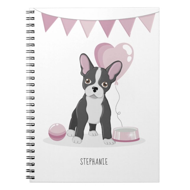 Bulldog Birthday Notizblock (Vorderseite)