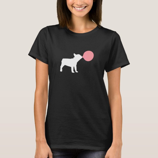 Bulldog-Blasen-Blase T-Shirt (Vorderseite)